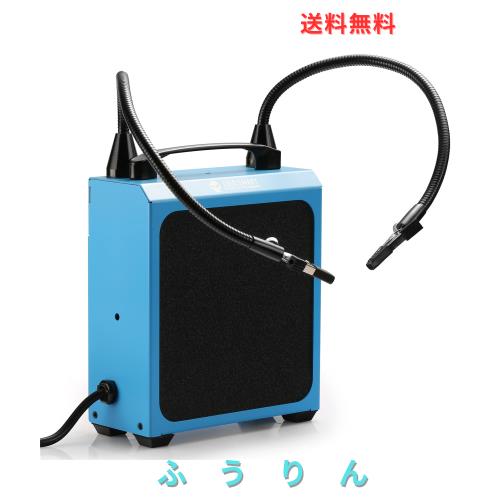SainSmart はんだ吸煙器 可動式溶接フーム付き ハンダ吸引器 4PCS活性炭フィルター付き 強吸引 低ノイズ