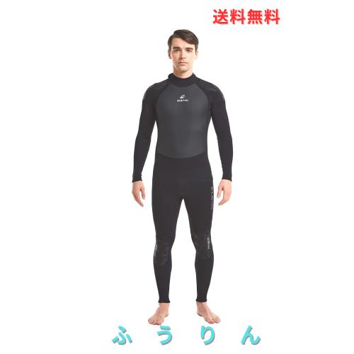 MORGEN SKY ウェットスーツ レディース フルスーツ 3mm 長袖 ワンピース ネオプレン素材 ダイビング サーフィン シュノーケリング フィッ