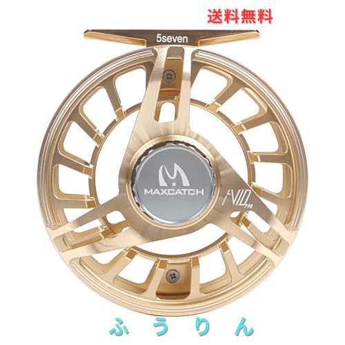 Maxcatch AVID PROフライリール、CNC機械加工アルミニウムボディ超大型アーバーデザイン フライフィッシングリール-3 / 5、5 / 7、7 / 9