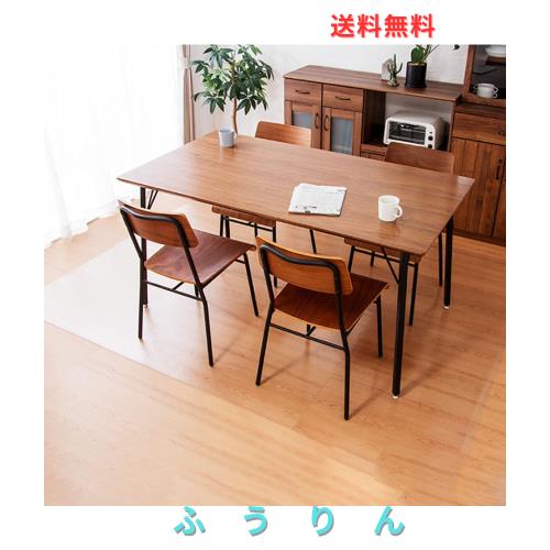 Bloomlover PVC ダイニングマット 透明 200X300cm 特大サイズ 床を保護するダイニングマット 超大判 カーペットプロテクターマット 厚さ1