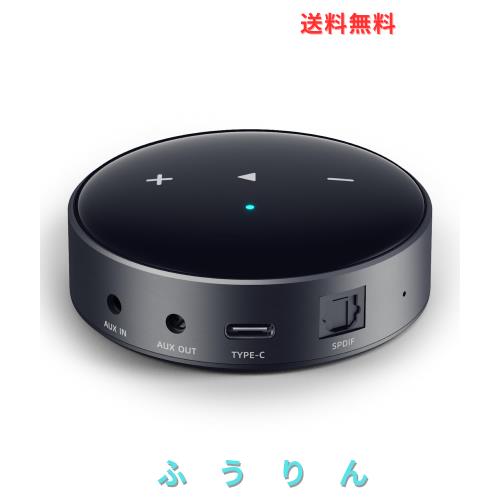 【直輸入品】WiiM Mini AirPlay 2レシーバーアダプター、WiFiマルチルームストリーマーおよびトランスミッター、AlexaおよびSiri、Auxお