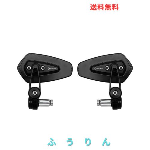 FENRIR ブラック オートバイ バイク バーエンドミラー バイク ミラー