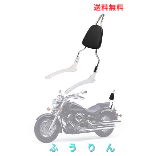 バイク用 シーシーバー リアキャリア付き タンデムバー 背もたれ バックレスト ヤマハ V-Star XVS 1100 Classic 2000-2006 2007 2008 200