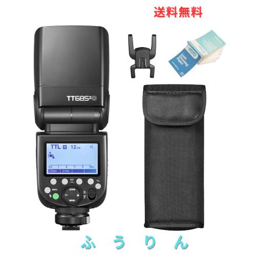 【Godox正規代理店】GODOX TT685II-O フラッシュストロボ TTL GN60 HSS 1 / 8000s 高速同期 Speedlite クリップオンストロボ 0.1〜2.6秒の