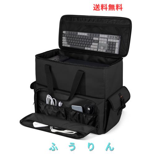 Trunab デスクトップキャリーケース デスクトップパソコン用キャリーバッグ PCタワー用バッグ デスクトップパソコン用キャリングケース