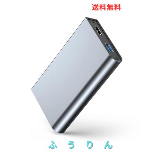 キャプチャーボード HDMI 4K パススルー対応 USB3.0 1080P 60FPS ゲームキャプチャー ビデオキャプチャー 外付け ライブ配信用 ゲーム録