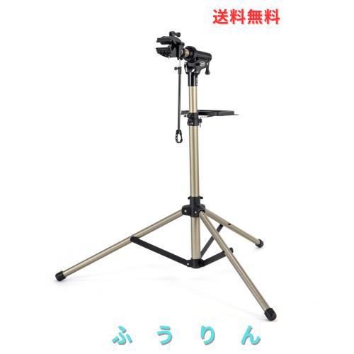 CXWXC 自転車 メンテナンススタンド 三脚 角度・高さ調整 耐荷重30kg ワークスタンド アルミ製 折りたたみ ロードバイク 洗車及び整備 作