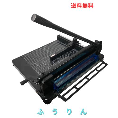 HFS(R) A3裁断機 大型 400枚 43cm切断幅 ペーパーカッター 事務 オフィス用品 ハンドタイプ 断裁機 自炊 ブラック色