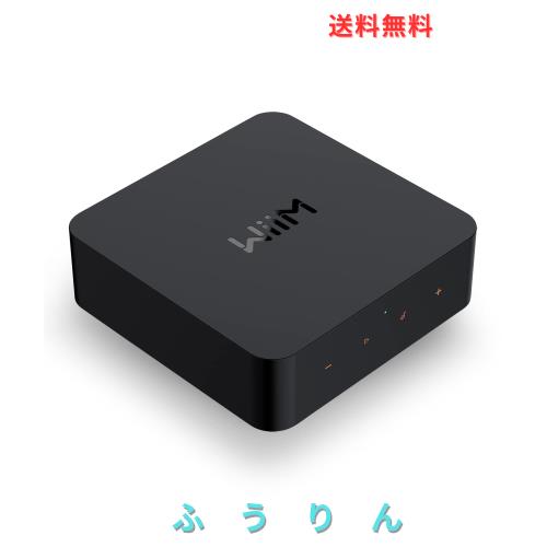 【直輸入品】WiiM Pro AirPlay 2 レシーバー、クロームキャスト対応、WiFi マルチルーム ストリーマー、Alexa、Siri、グーグルアシスタン
