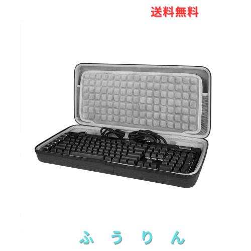 Geekria フルサイズ キーボードケース ハードシェル トラベルキャリーバッグ 104~108 キー コンピューター メカニカル ゲーミング キーボ