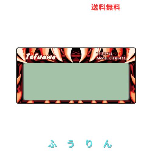 Tefuawe W108×H50.8mm 自動変光溶接レンズ低電流 5A TIG、陰影11、超高清、冷ブルー、パイプ、パンケーキ溶接マスク用マスク用……