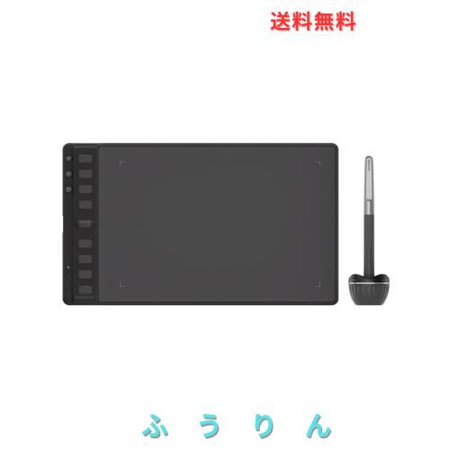 HUION ペンタブ ペンタブレット Inspiroy 2 8.7 x 5.4インチ 全面アップグレードのペンPW110 最大24個のショートカットキーを設定可能 ホ