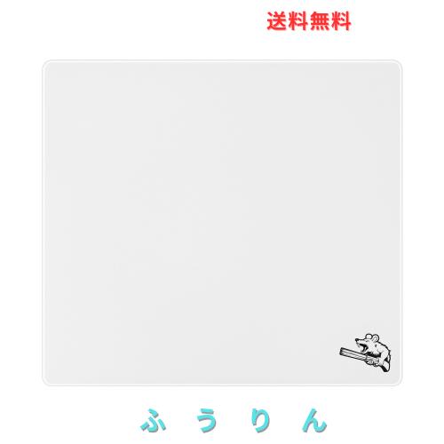 SIROOLAC グラスゲーミングマウスパッド 400mm×500mm FPSゲーム 特殊強化ガラス 耐久性に優れ 厚さ3mm 正確かつ迅速に対戦相手を狙い撃