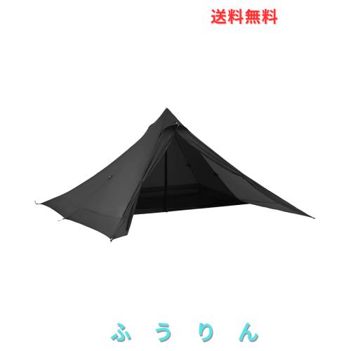 Thous Winds テント ソロ 軽量 簡単設営 ワンポールテント コンパクト 4シーズン適用 ピラミッドテント 2人用 キャンプ アウトドア 登山