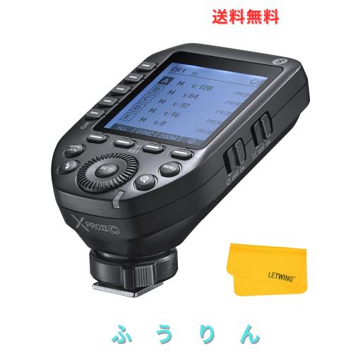 GODOX XproII-C 送信機 TTL 2.4G ワイヤレス フラッシュ XPro トリガー Canon用 高速同期 1/8000s X システム キャノン一眼レフカメラ対