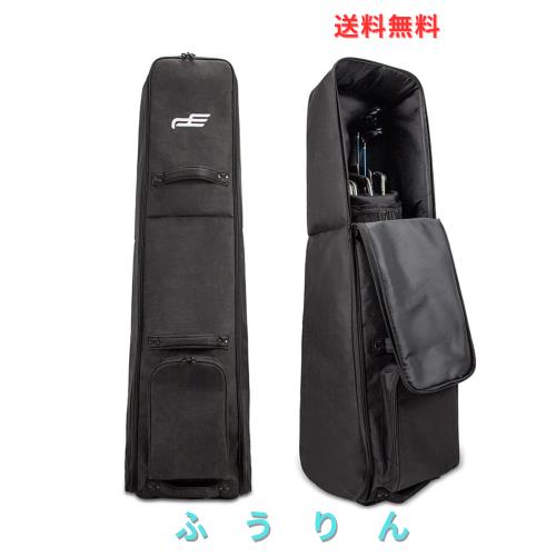 FMAFNLY ゴルフバッグカバー ゴルフ用トラベルカバー ホイール付き 折りたたみ式 ゴルフ航空バッグ ゴルフバッグ トラベルケース 耐摩耗
