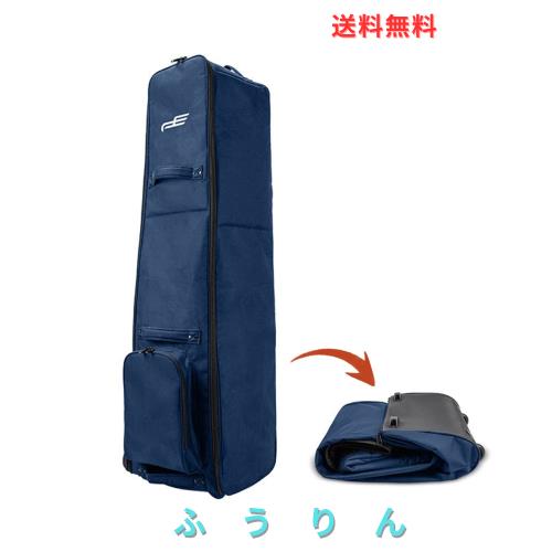 FMAFNLY ゴルフバッグカバー ゴルフ用トラベルカバー ホイール付き 折りたたみ式 ゴルフ航空バッグ ゴルフバッグ トラベルケース 耐摩耗