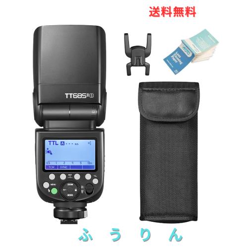 【Godox正規代理店】GODOX TT685II-S フラッシュストロボ TTL GN60 HSS 1 / 8000s 高速同期 Speedlite クリップオンストロボ 0.1〜2.6秒の