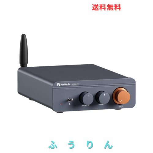 Fosi Audio BT20A Pro 300W x2 TPA3255 Bluetooth 5.0 パワーアンプ 小型 ホーム オーディオ ステレオ 2チャンネル アンプ レシーバー ミ