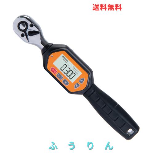 Beslandsデジタルトルクレンチ 0.3-10N・m 差込角 6.35mm (1/4インチ) 双方向ラチェットヘッド ブザー付き 自動車 バイク エンジン修理