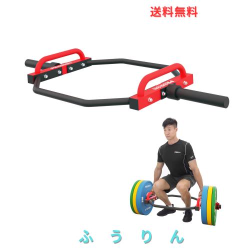 PROIRON ヘックスバー オリンピックHEXバー ダンベルバー バーベルバーオリンピックポール オリン ピックプレート専用 (直径50mm) Trap B