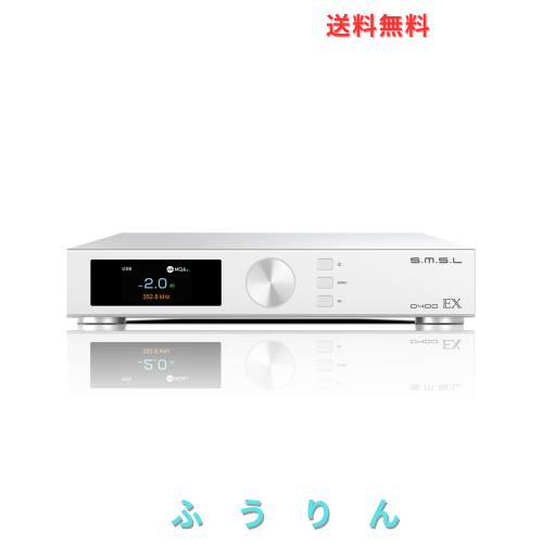 SMSL D400EX DAC Bluetooth 5.0 フラッグシップ DAC AK4499EX 2基搭載 D/Aコンバーター MQA MQA-CD USB DAC CK-03クロック回路搭載 バラ