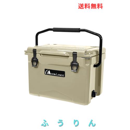[MOON LENCE] クーラーボックス 大容量 25QT (23L) 5日保冷 ハードクーラーボックス アウトドア キャンプ BBQ ピクニック レジャー サン