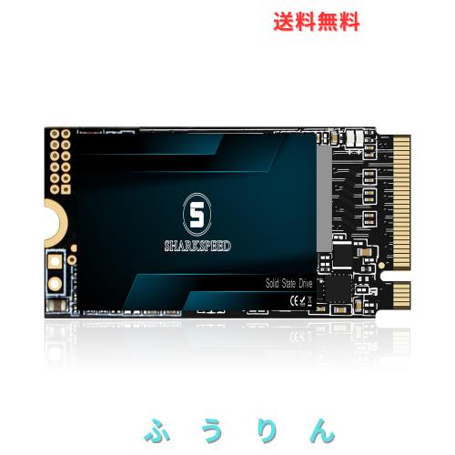 SSD 256GB M.2 2242 NVMe S SHARKSPEED PCIe Gen3.0x4 ミニSSD 内蔵型 3D NAND 読み込み最大2,200MB/s