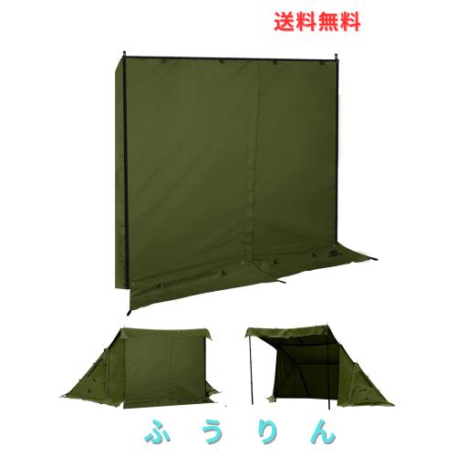 GOGlamping G・G PUP 2.0パップテント専用 前幕tc 1人用 炎幕 ポリ