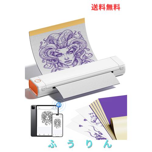 Itari M08F tattoo printer タトゥー用紙10枚付属 モバイルプリンター