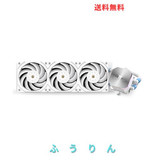 THERMALRIGHT Frozen Edge 360 White 120mm PWMファン付き液体CPUウォータークーラー、360ホワイトコールドロウ仕様、AMD / AM4 / AM5用