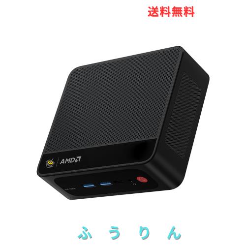 Beelink Mini PC Ryzen 5 5500U、最大4.0GHz、Win11、SER5、高速冷却、16GB DDR4、500GB SSD、6C/12T、小型PC、4K 2画面出力、WiFi 6/Blu