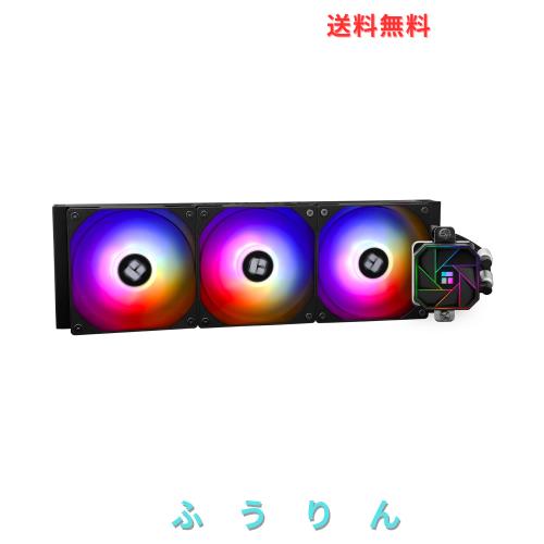 Thermalright AQUA ELITE 360 V3液体CPUクーラー、360冷却列サイズ、3 x 120mm PWMファン、S-FDBベアリング、AMD/AM4/AM5、Intel LGA1150