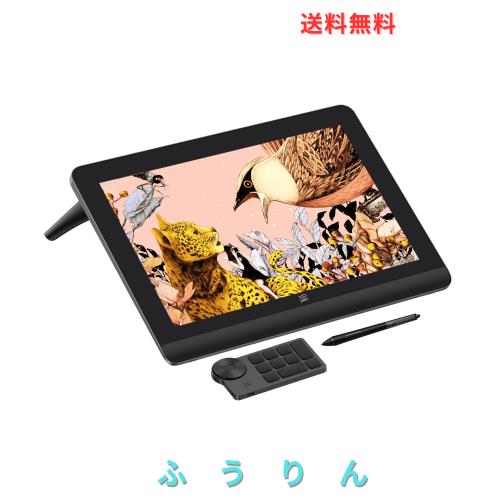 XPPen 液タブ 16インチ 液晶タブレット X3 Proペン 2.5K解像度 イラスト制作 テレワーク ACK05左手デバイス付 Android Windows macOS対応