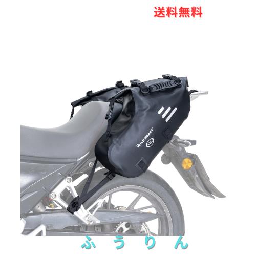 WILD HEART オートバイサドルバッグ 防水 24L (12L*2) オートバイ 