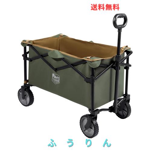 TIMBER RIDGE キャリーカート キャリーワゴン アウトドアワゴン 折りたたみ 大容量 147L 特許取得済みのコンパクト設計 軽量 収束式 全地