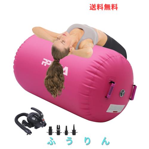 エアーロール バレルロール インフレータブル バク転練習 サポート器具 エアマット エアポンプ付き 体操/ヨガ/トレーニング/フィットネス 6,251円