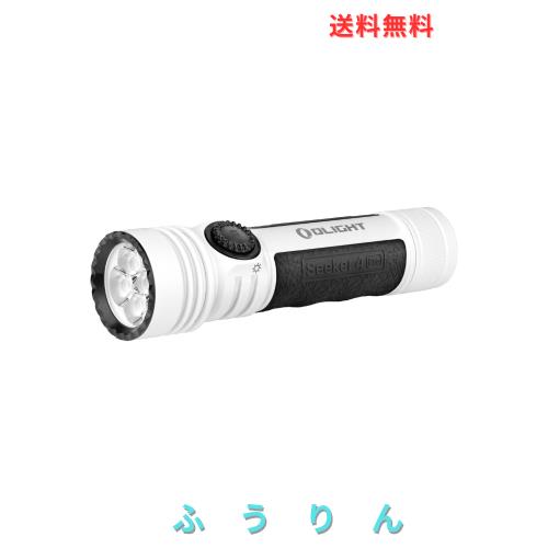 OLIGHT(オーライト) Seeker 4 Pro LEDライト 懐中電灯 超明るい4600ルーメン 最長射程260m 磁気吸着 Type-C充電 防災 アウトドア 高耐久