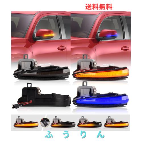 POPMOTORZ 50系 RAV4専用 PHVトヨタ適用 30系 アルファード ヴェルファイア 30系前期 後期 対応 LED ドアミラーシーケンシャル ウインカ
