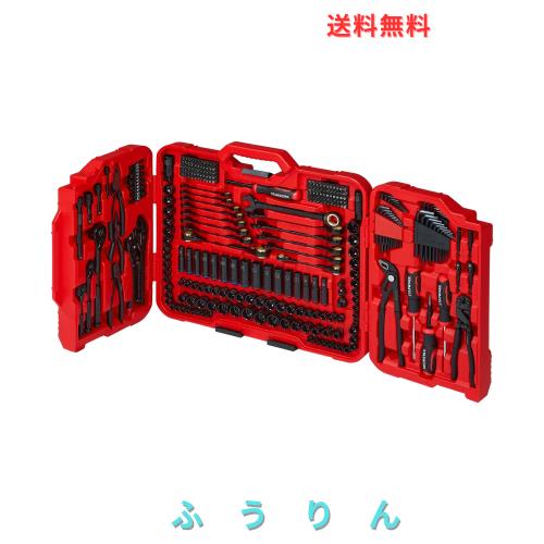 STARWORK TRUE MECHANIC? ソケットレンチセット ラチェットレンチ工具セット 自動車とバイクの整備 作業工具 専用収納ケース付き - 312点