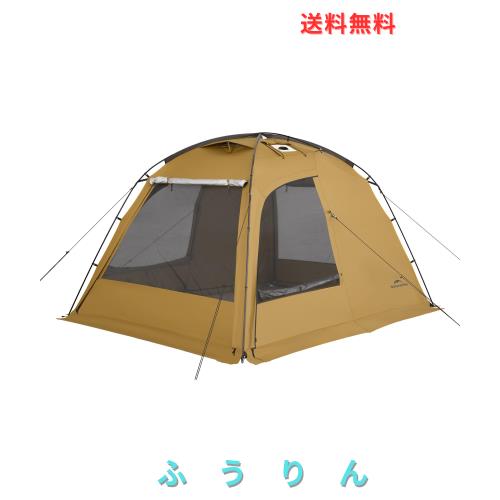 Naturehike公式ショップ Dune7.6アップグレード/10.9 ドームテント ツールーム 自立式 二重層 スカート 煙突窓付き 設営簡単 高さ180/200