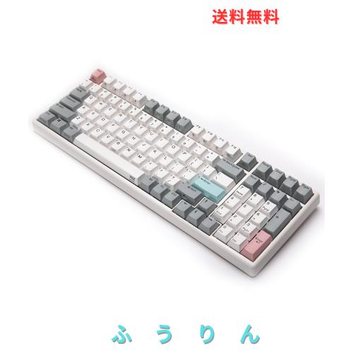 NiZキーボード X99 Pro ワイヤレス 【2024新型】99キー Bluetooth 5.0・USBレシーバー 静電容量無接点方式 キー荷重35g テンキー搭載 キ