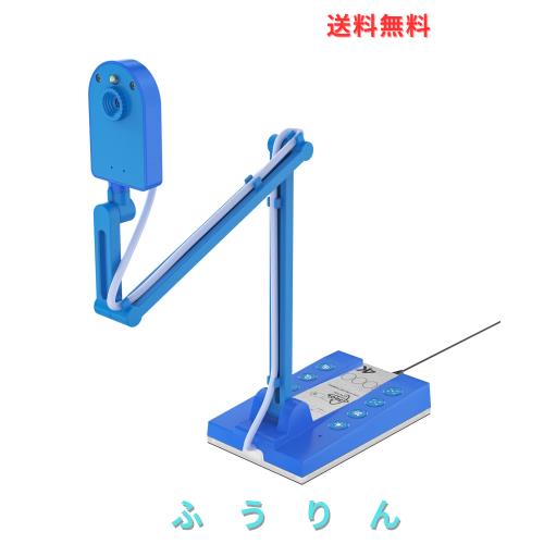 TreasLin USB 書画カメラ1000万画素Webカメラ実物投影機4K@30fps/ 1080P@60fps Zoom Skype Google Meet対応 オンライン授業 個別指導 Web