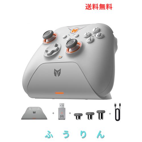 コントローラー、BIGBIG WON Gale Hall PCコントローラー、モーションコントロール、ホールジョイスティック＆トリガー、3ペアのサムステ