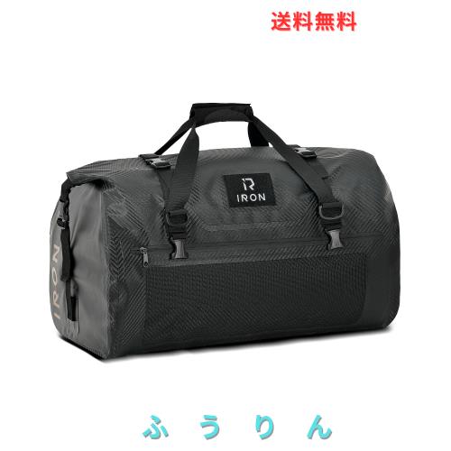 IRON JIA’S バイクシートバッグ ツーリングバッグ キャンプツーリング ショルダーストラップ付き 反射テープ付き ワンタッチ装着 防水 軽