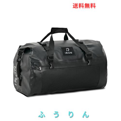 IRON JIA’S バイクシートバッグ ツーリングバッグ キャンプツーリング ショルダーストラップ付き 反射テープ付き ワンタッチ装着 防水 軽