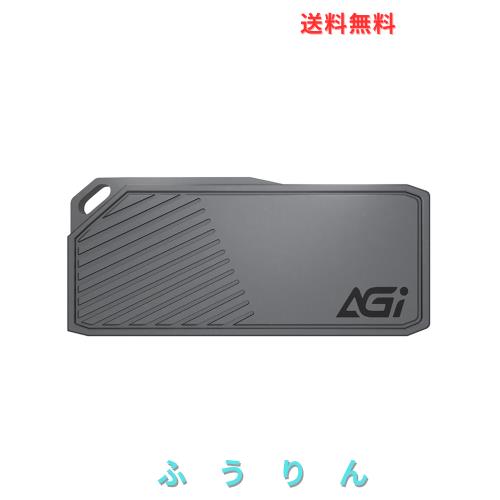 AGI 1TB 外付け SSD ED238 USB3.2 Gen2 Type-A/C対応、iPhone / PS5 / PS4 動作確認済み 読出最大1050MB/秒 ポータブル 軽量 小型 メタル