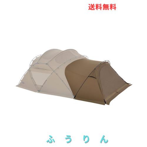 3F UL GEAR JIACHONG16-2.0 トンネルテント 16？ 防水4000＋ 通気 大型 2m高さ 70Dナイロン 日除け 六つ天窓 6〜10人用 煙突穴付き メッ