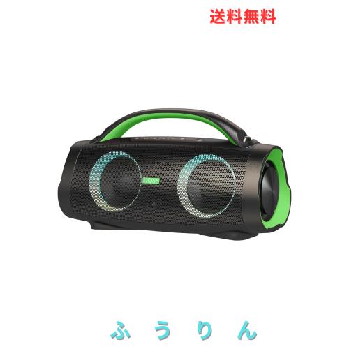 DOSS Extreme Boom Pro Bluetoothスピーカー ワイヤレス 100W 大音量 20時間再生 IPX6防水 ポータブル ブルートゥース 低音強化 パッシブ