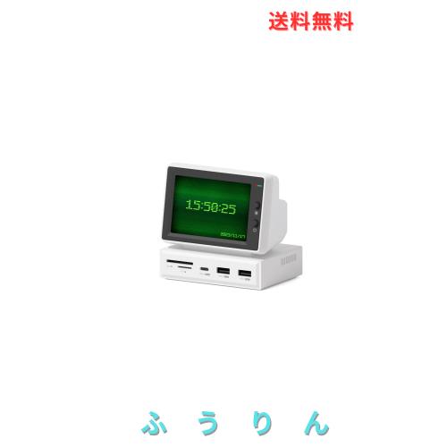 Hagibis 3.5インチ IPS ミニモニター C端子対応 ハブ搭載 HDMI接続